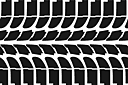 Schablonen mit diversen Mustern - Reifenspuren Michelin X-ice