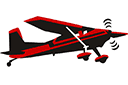 Schablonen für Autos und Flugzeuge zeichnen - Kleine Cessna