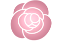 Schablonen für Rosen zeichnen - Kleine Rose 65