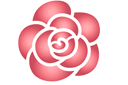 Schablonen für Rosen zeichnen - Kleine Rose 66