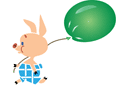  - Ferkel und Ballon