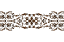 Schablonen für Bordüre im klassischen Stil - Große Bordüre im Stil der Renaissance