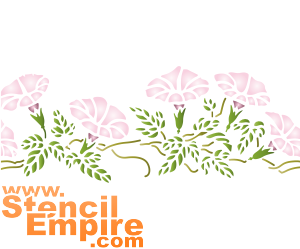 Große Ackerwinde (Schablonen für Blumen zeichnen)