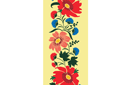 Schablonen für die Bordüren mit Pflanzen - Ukrainischer Blumendekor 05