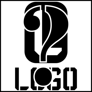Individueller Entwurf / Logo - Schablone für die Dekoration