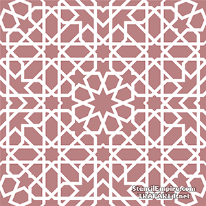Alhambra 07a - Schablone für die Dekoration