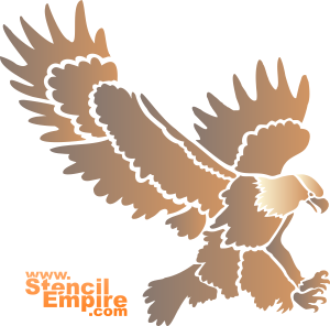 Amerikanische Adler - Schablone für die Dekoration