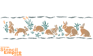 Kaninchen (Tiere zeichnen Schablonen)