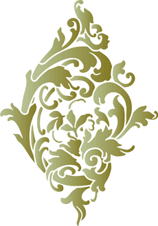 Akanthus-Ornament 3 (Klassische Schablonen)