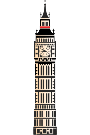 Big Ben (Schablonen von Gebäuden und Architektur)