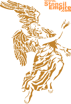 Barockengel (Schablonen auf dem Thema des Himmels)