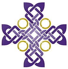 Kreuz der Brigita - Schablone für die Dekoration