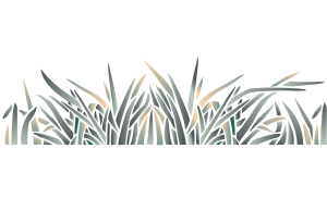 Gras (Schablonen für die Raumdekor des Kindes - lebendigen Wald)