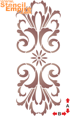 Klassisches Monogramm 8 - Schablone für die Dekoration