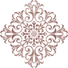 Medaillon im klassizistischen Stil 8 - Schablone für die Dekoration