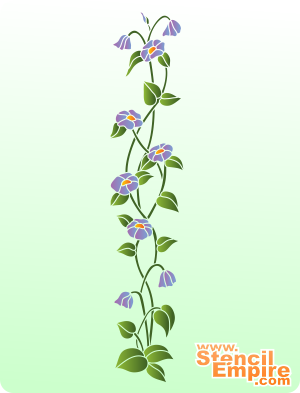 Große Winde (Schablonen für Blumen zeichnen)