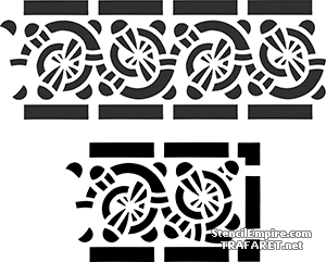 Keltischer Bordüre 2729 - Schablone für die Dekoration