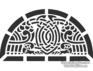 Keltischer Bogen 44 - Schablone für die Dekoration
