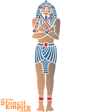 Ägypter - Schablone für die Dekoration