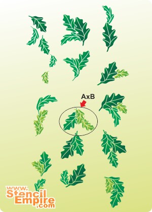 Zauberwald 6 - Schablone für die Dekoration