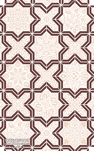 Decke im englischen Stil 110 - Schablone für die Dekoration