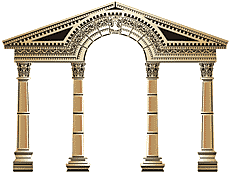 Hadrianeum - Schablone für die Dekoration
