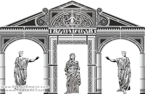 Großer Tempel 2 (Stadt von Ephesus Schablonen)