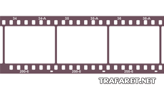 Film - Schablone für die Dekoration