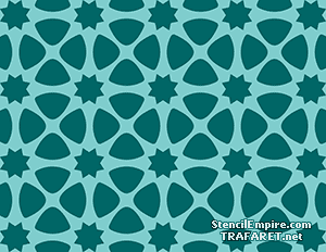 Mosaik im marokkanischen Stil 07 (Schablonen mit östlich Motiven)