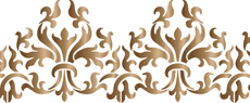 Bordürenmotiv - Akanthus - Schablone für die Dekoration