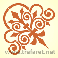 Nepalesisch Muster 2 - Schablone für die Dekoration
