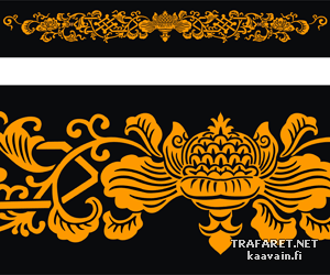 Orientalisches Motiv - Schablone für die Dekoration