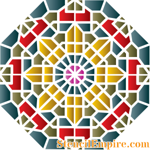 Orientalisches Mosaik (Schablonen mit östlich Motiven)