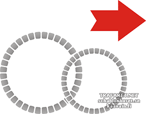Eheringe 01 - Schablone für die Dekoration