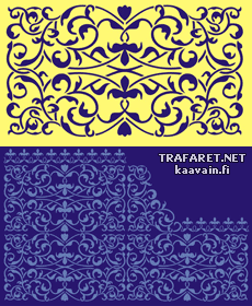 Motiv im marokkanischen Stil - Schablone für die Dekoration