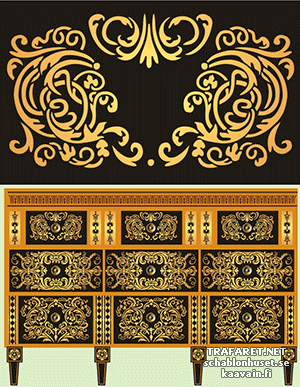 Chinesisches Tafelbild 40 - Schablone für die Dekoration