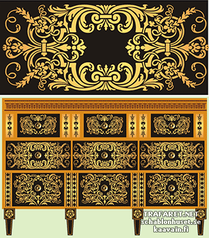 Chinesisches Tafelbild 42 - Schablone für die Dekoration