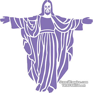 Jesus - Schablone für die Dekoration