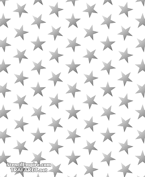 Sternen Tapete 01 - Schablone für die Dekoration