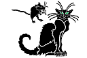 Katze und Maus - tiere zeichnen schablonen Katze und Maus - tiere zeichnen schablonen