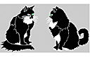 Katzen - tiere zeichnen schablonen Katzen - tiere zeichnen schablonen
