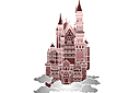 Schloss Neuschwanstein - schablonen von gebäuden und architektur Schloss Neuschwanstein - schablonen von gebäuden und architektur