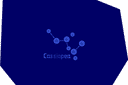 Sternbild Cassiopeia - schablonen auf dem raumthema Sternbild Cassiopeia - schablonen auf dem raumthema