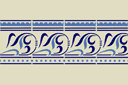 Bordürenmuster 07 - schablonen für bordüre im klassischen stil Bordürenmuster 07 - schablonen für bordüre im klassischen stil