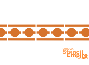 Perlen - Schablone für die Dekoration