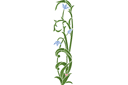 Blühendes Hasenglöckchen - schablonen für blumen zeichnen Blühendes Hasenglöckchen - schablonen für blumen zeichnen