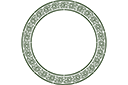 Großer Ring der Kelten - schablonen im keltischen stil