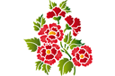 Dekorativer Strauß 031a - schablonen für blumen zeichnen Dekorativer Strauß 031a - schablonen für blumen zeichnen