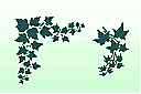 Eckefeu - schablonen des blätter und gras design Eckefeu - schablonen des blätter und gras design