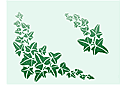 Efeu 2 - schablonen des blätter und gras design Efeu 2 - schablonen des blätter und gras design